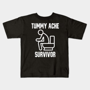 Tummy Ache Survivor Kids T-Shirt